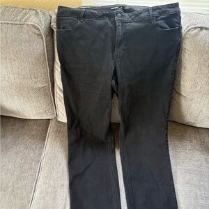 Women’s Plus Size Black Denim Jeans